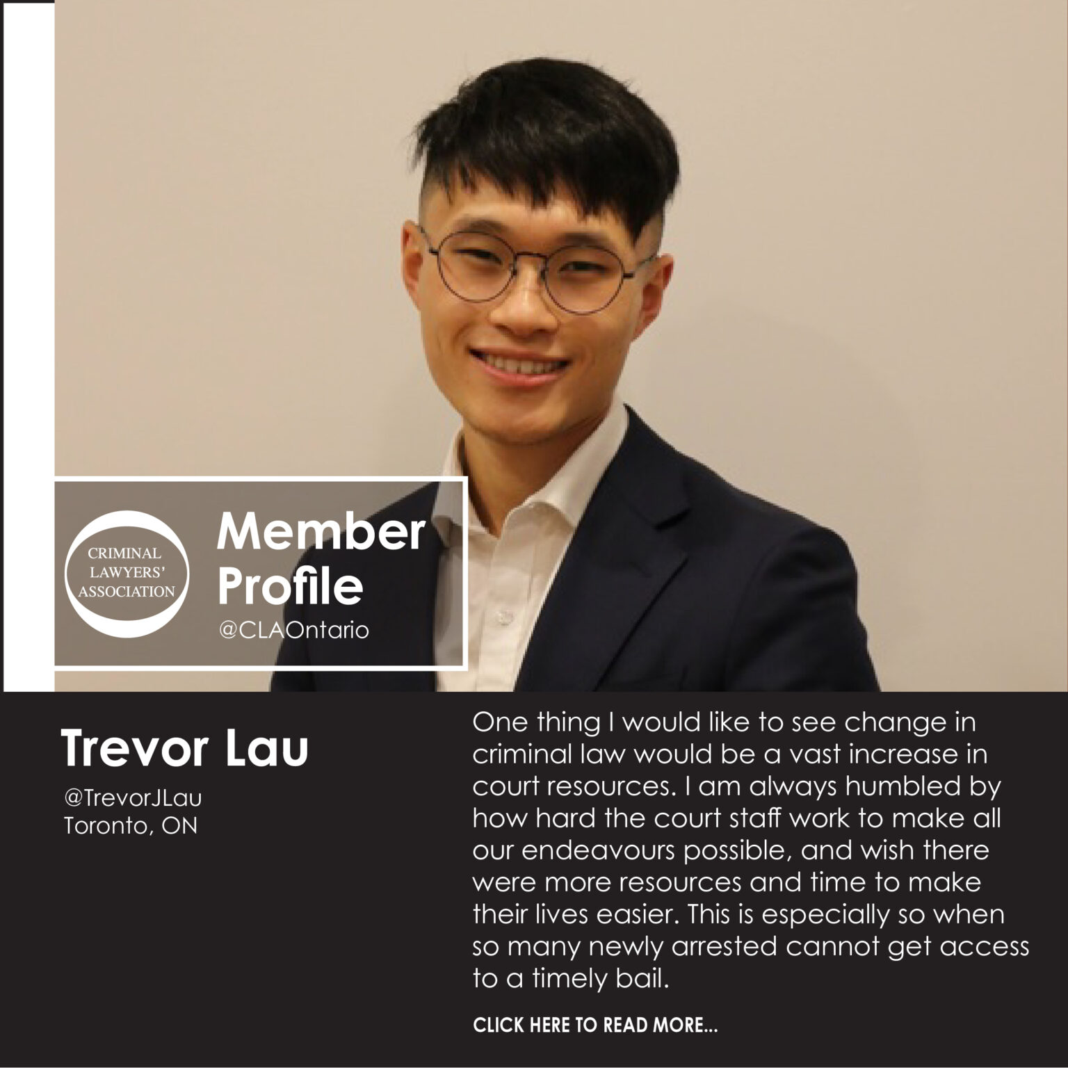 Member Profiles - The Criminal Lawyers' Association (CLA)